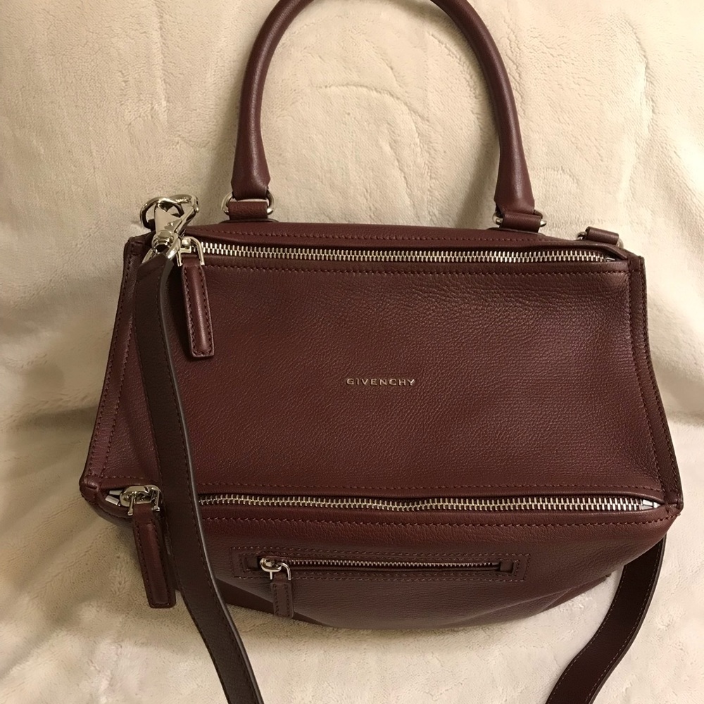 Givenchy Medium Pandora Handbag - Oxblood